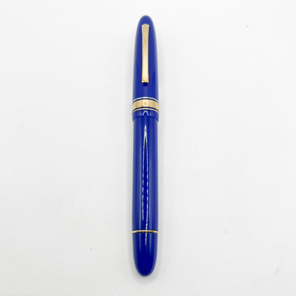 OMAS for Armando Simoni Club/1990's - Royal Blue Ogiva Extra Fountain Pen - Medium 18kt Gold Nib