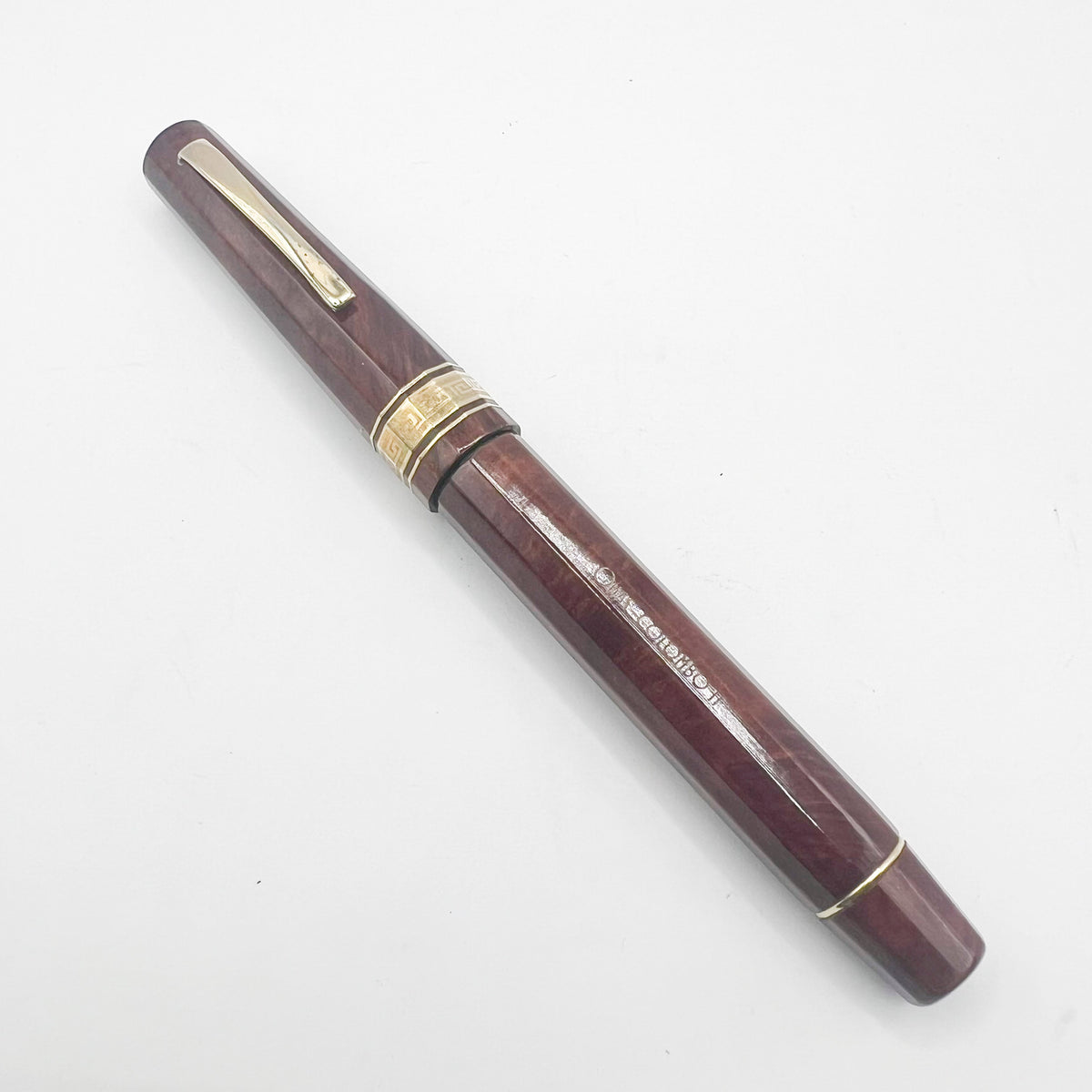OMAS Cristoforo Colombo II Briar Wood Senior Paragon Fountain Pen - Medium 18kt Gold Nib