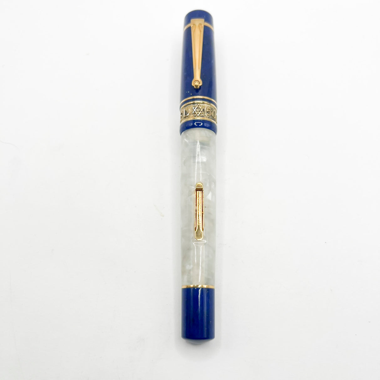 Delta Israel 50th Anniversary Gold Vermeil & Resin Limited Edition Fountain Pen - Medium 18kt Gold Nib