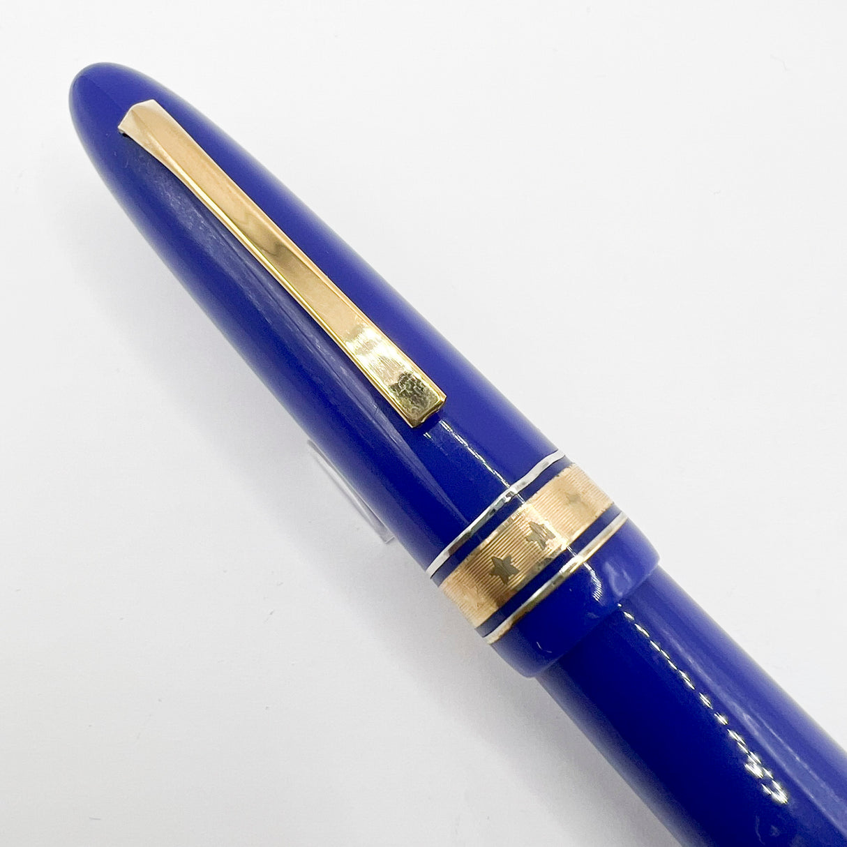 OMAS for Armando Simoni Club/1990's Royal Blue Ogiva Extra Fountain Pen - Medium 18kt Gold Nib