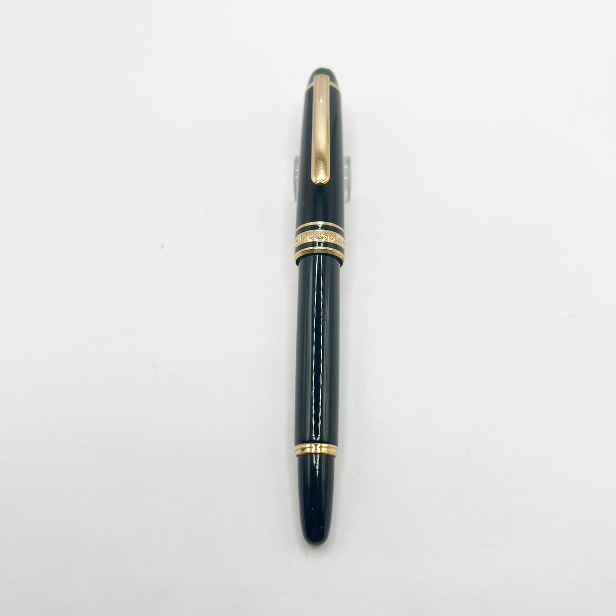 Montblanc Meisterstuck Mozart Black Resin Fountain Pen - Broad 14kt Gold Nib