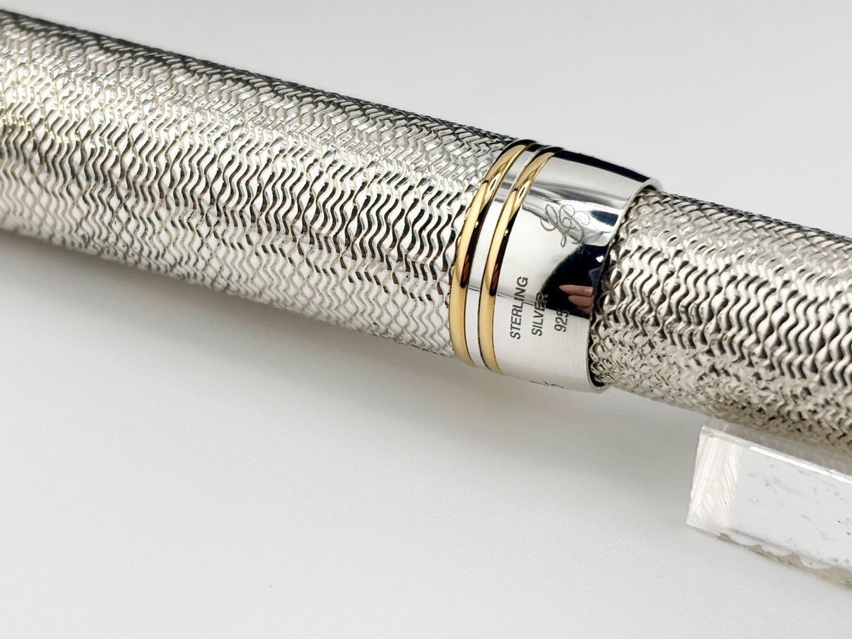Classic Pen CP5 Parker Duofold Celebration "Vintage Moire" LE #384 of 500 - Medium 18kt Gold Nib (1999 - MINT COMPLETE PACKAGING!)
