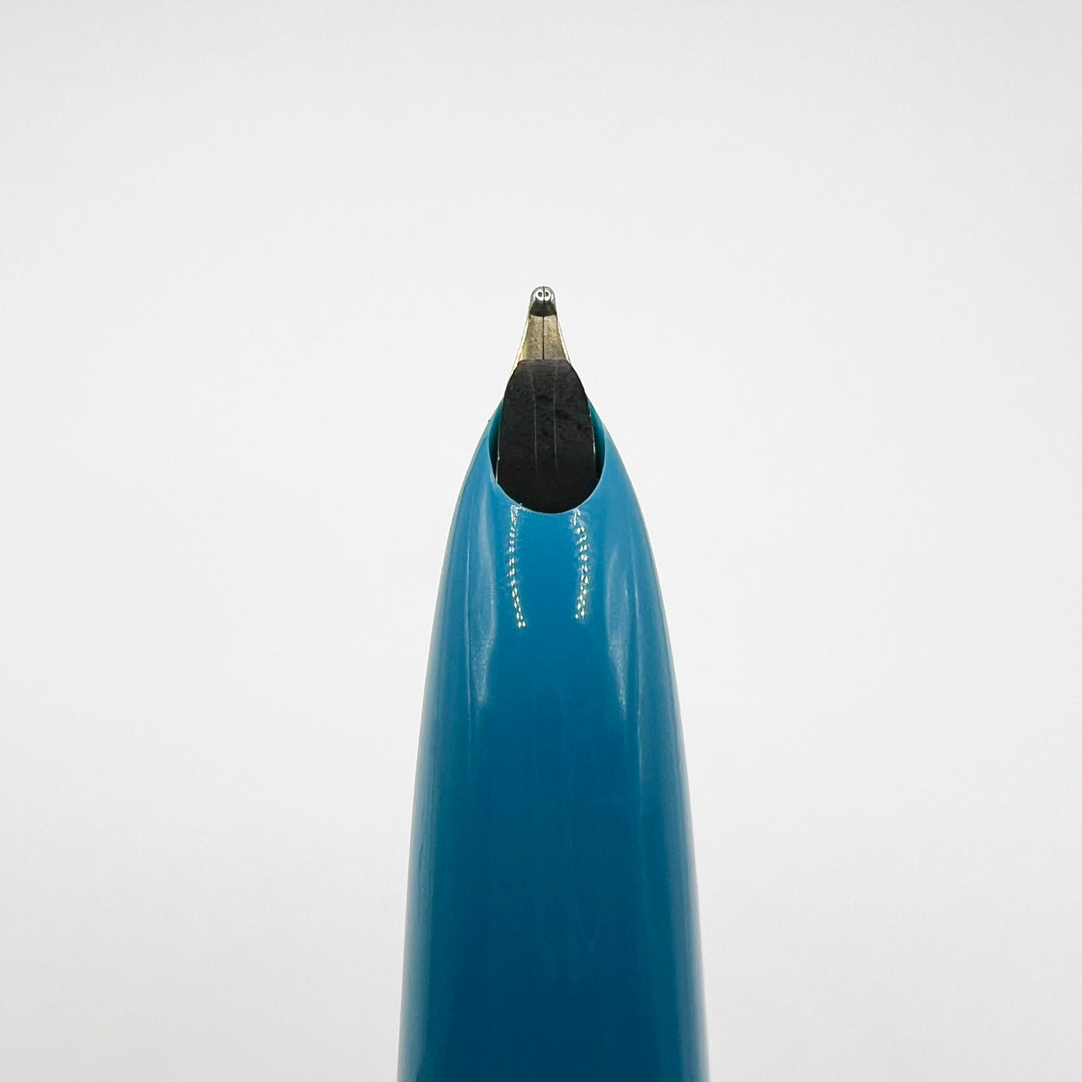 Parker 51 Special Edition Sterling Silver & Vista Blue Fountain Pen - Fine 18kt Gold Nib
