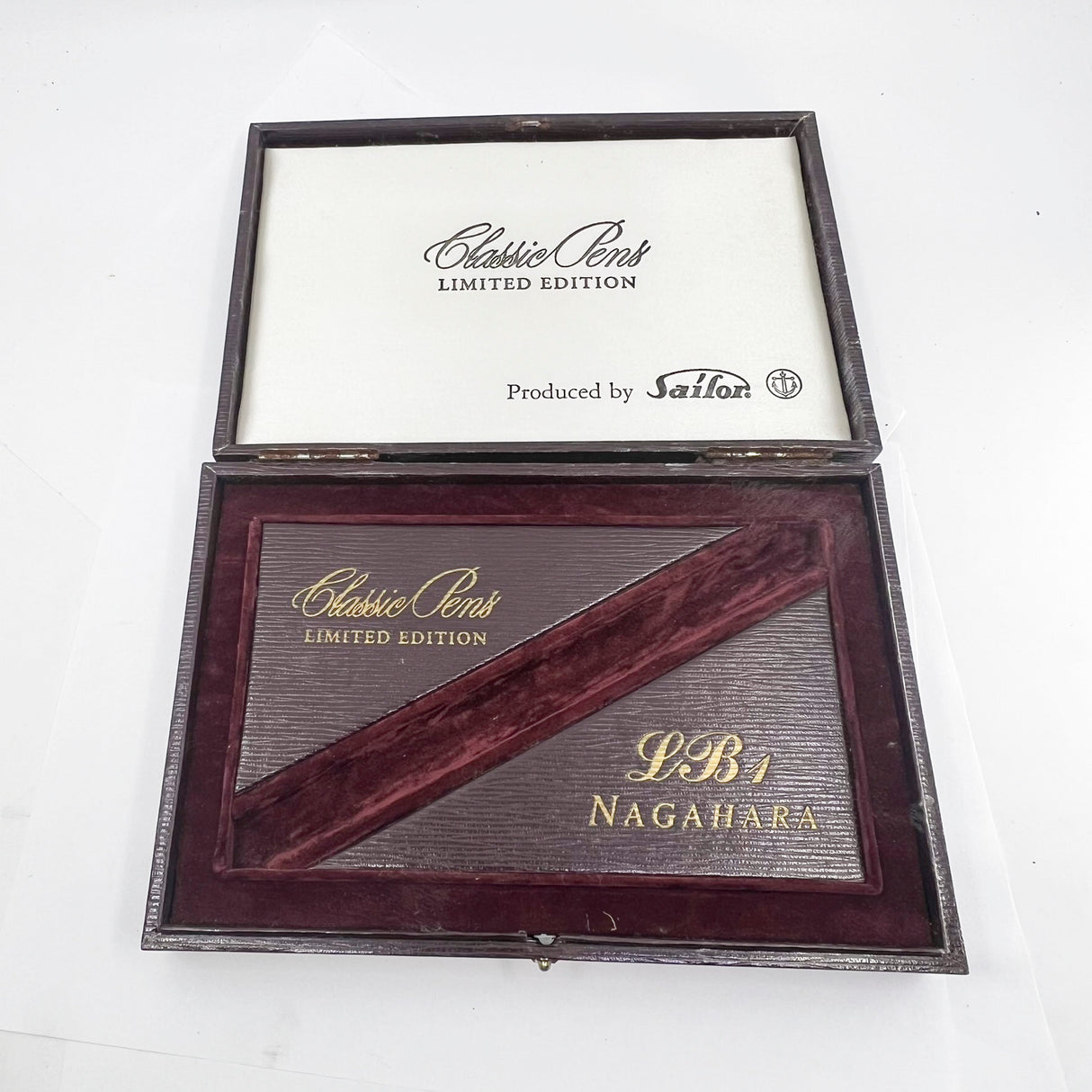 Classic Pens LB1 - The "Nagahara" by Sailor #96/100 - A Naginata Cross Emperor Broad 21kt Gold Nib (2003)!