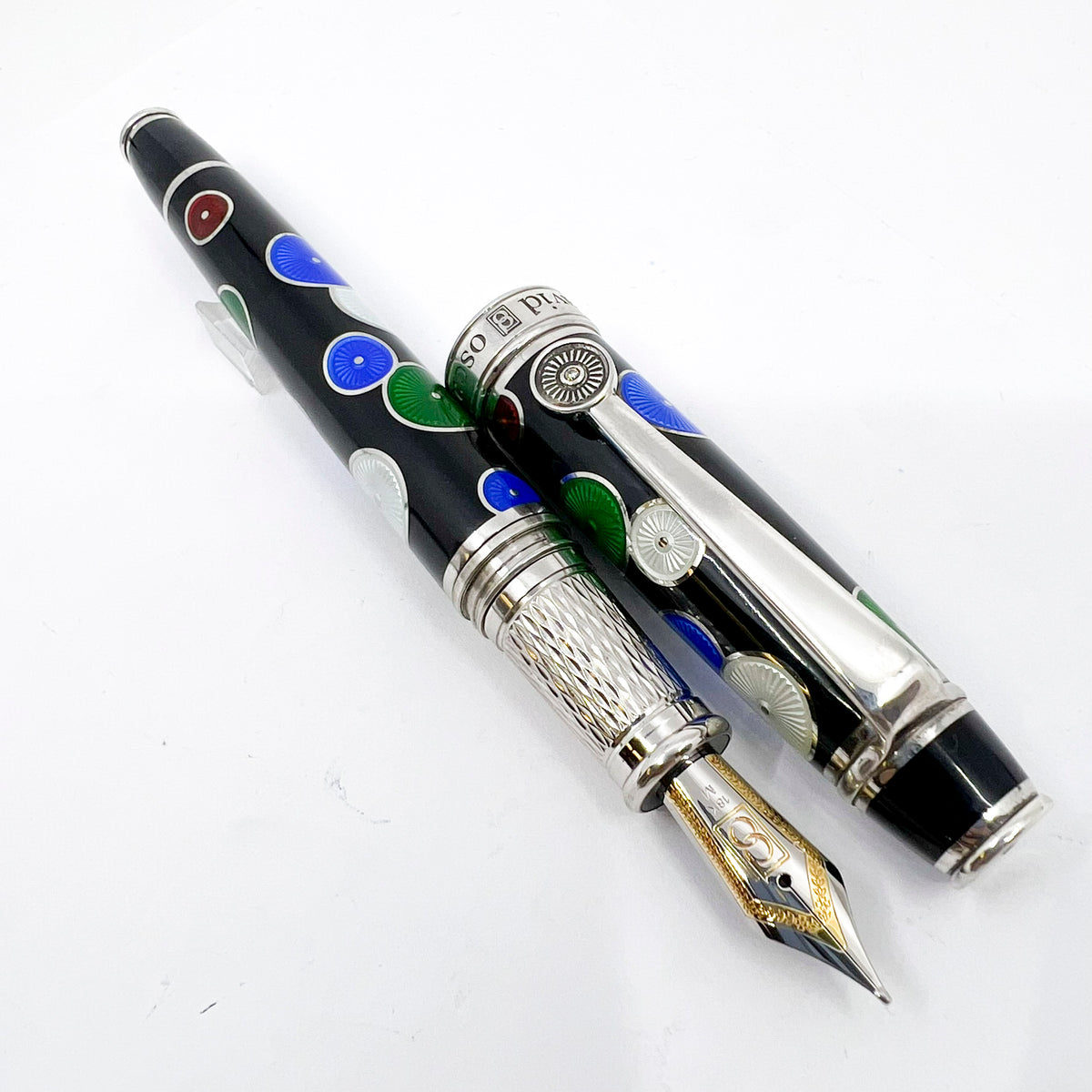 David Oscarson Pierrot Pierrette Fountain Pen Limited Edition of 88 Pens - Medium 18kt Gold Nib