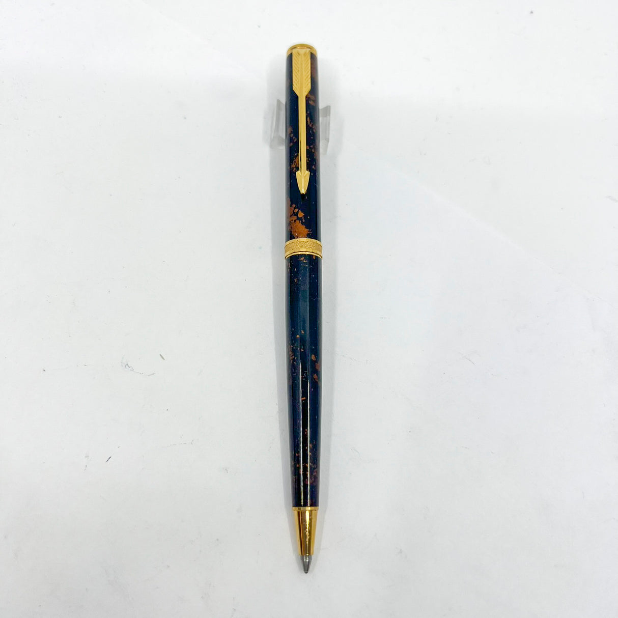 Parker Premier Chinese Brown/Amber Laque Ballpoint Pen - Circa 1988