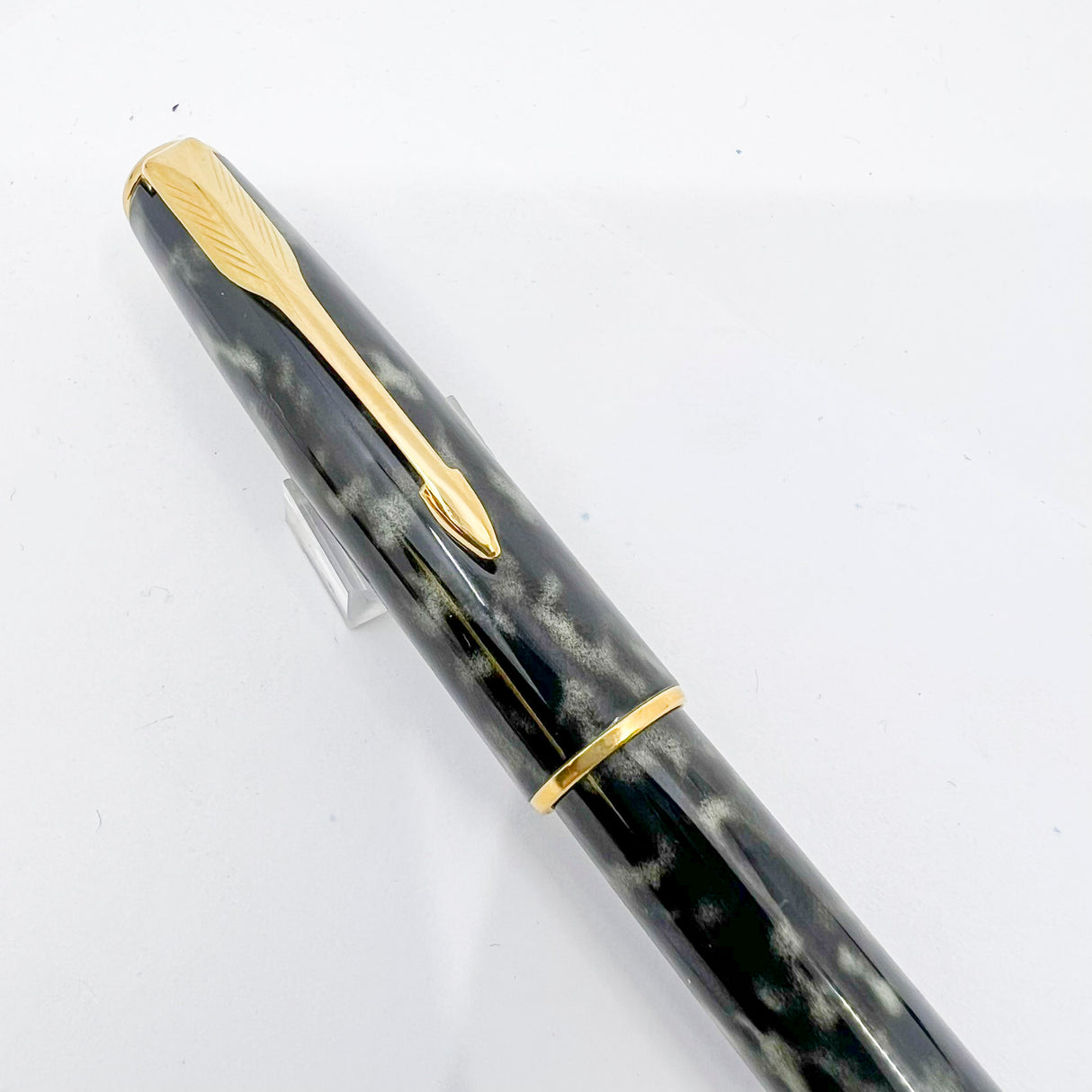 Parker Sonnet Moonbeam Lacque Marbled Charcoal/Ivory Rollerball