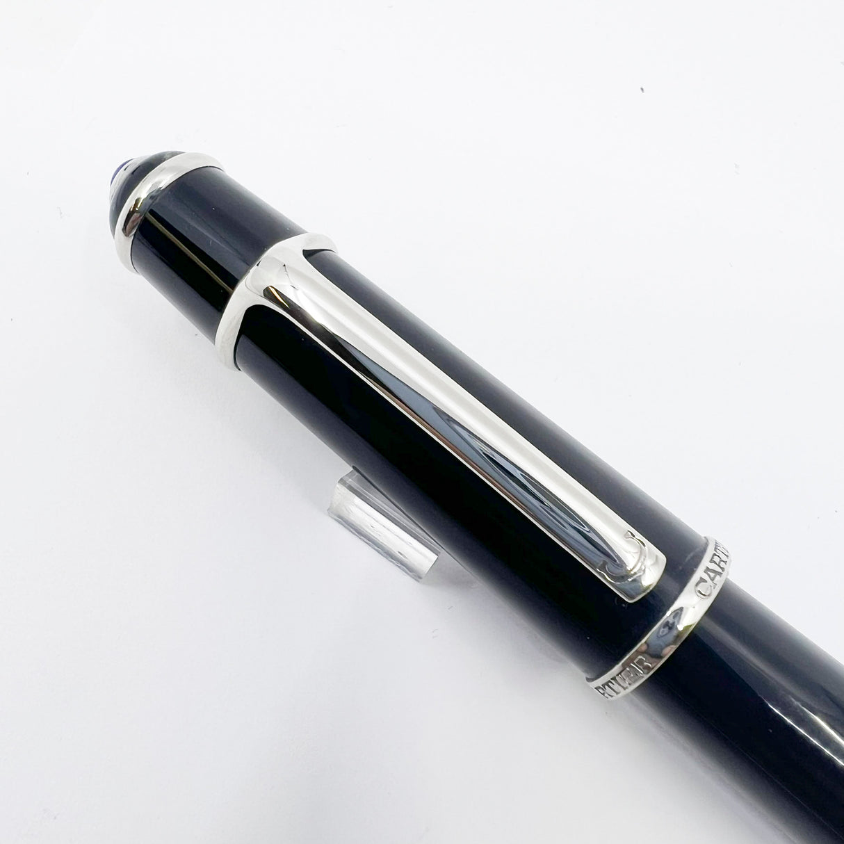 Cartier Diabolo Black Rollerball - Platinum-Plated Trim