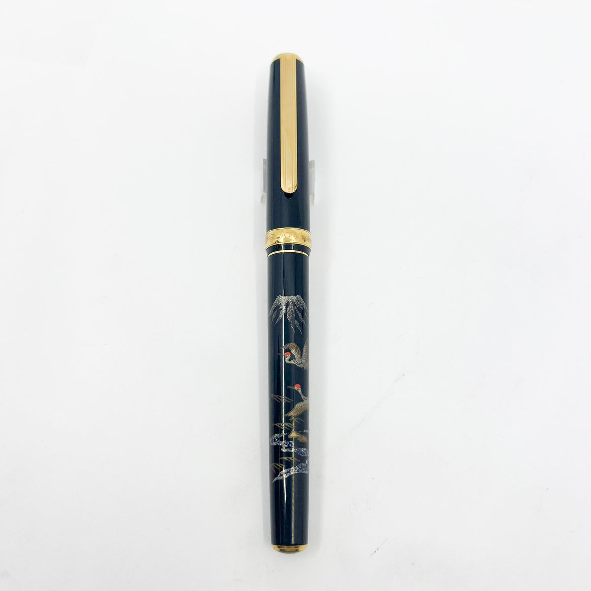 Platinum "Modern Maki-e" Cranes Fountain Pen - Broad 18kt Gold Nib