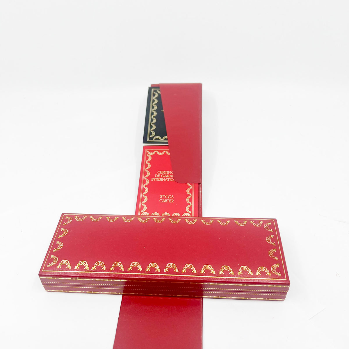 Cartier Marbled Orange Must de Cartier Fountain Pen - Fine 18kt Gold Nib - RARE & SOUGHT AFTER!