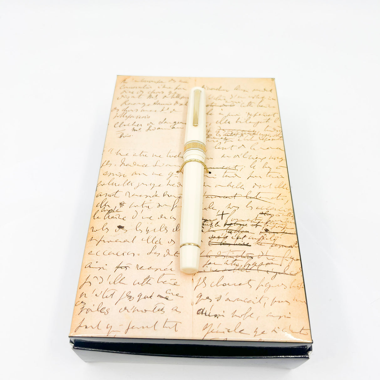 OMAS Ivory Vegetal Resin Bibliotheque Nationale Paragon Rollerball
