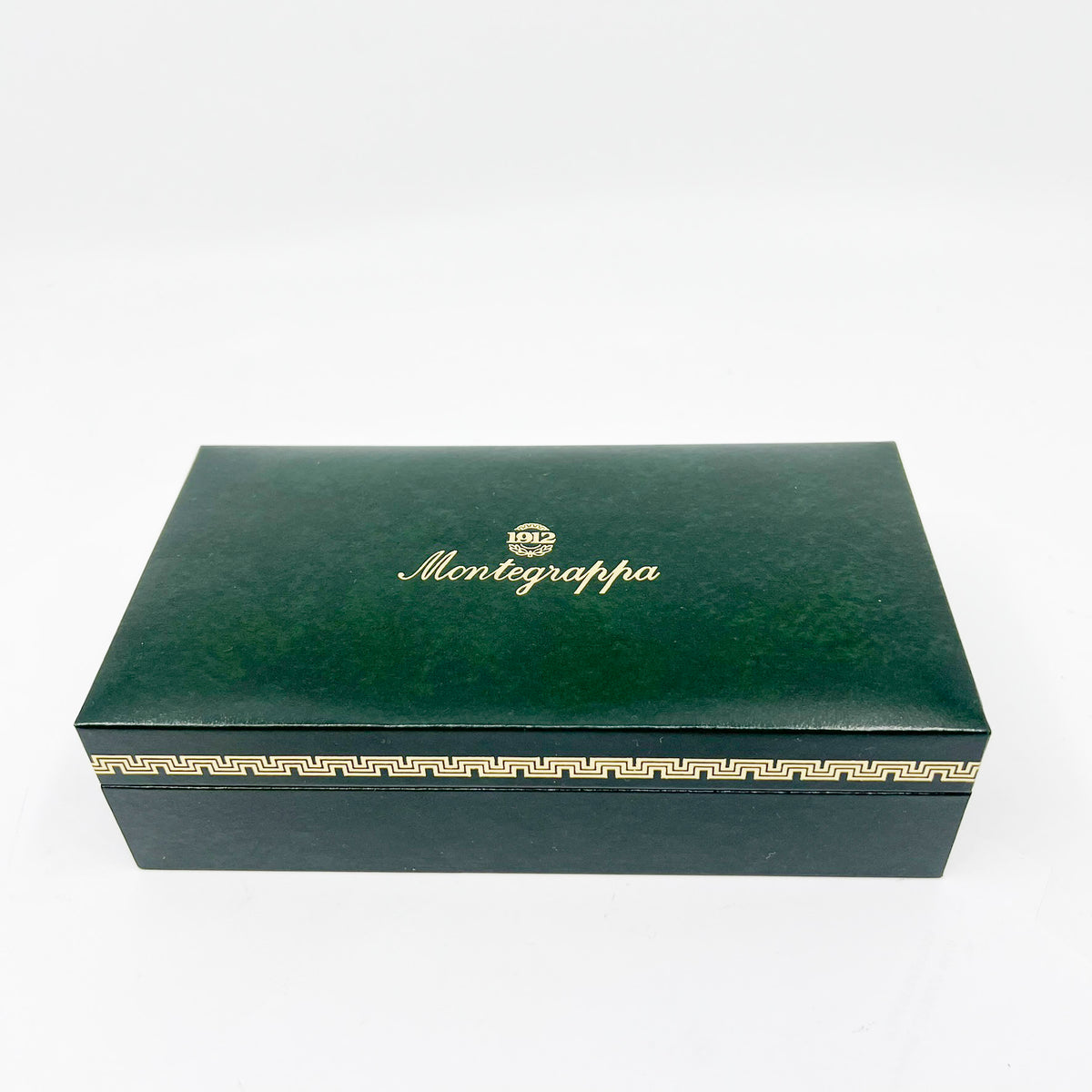 Montegrappa Espressione Lustrous Red Celluloid Facetted Ballpoint Pen - Sterling Silver Clip and Trim