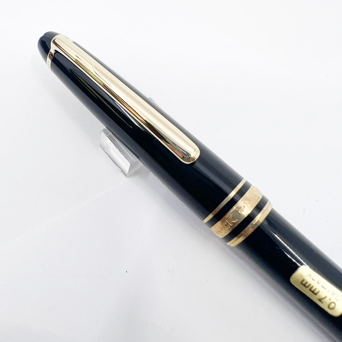 Montblanc Meisterstuck Black Resin Classique MINT Set : #164 Ballpoint Pen & 165 Mechanical Pencil 0.7mm in a Special Vintage Style Gift Box
