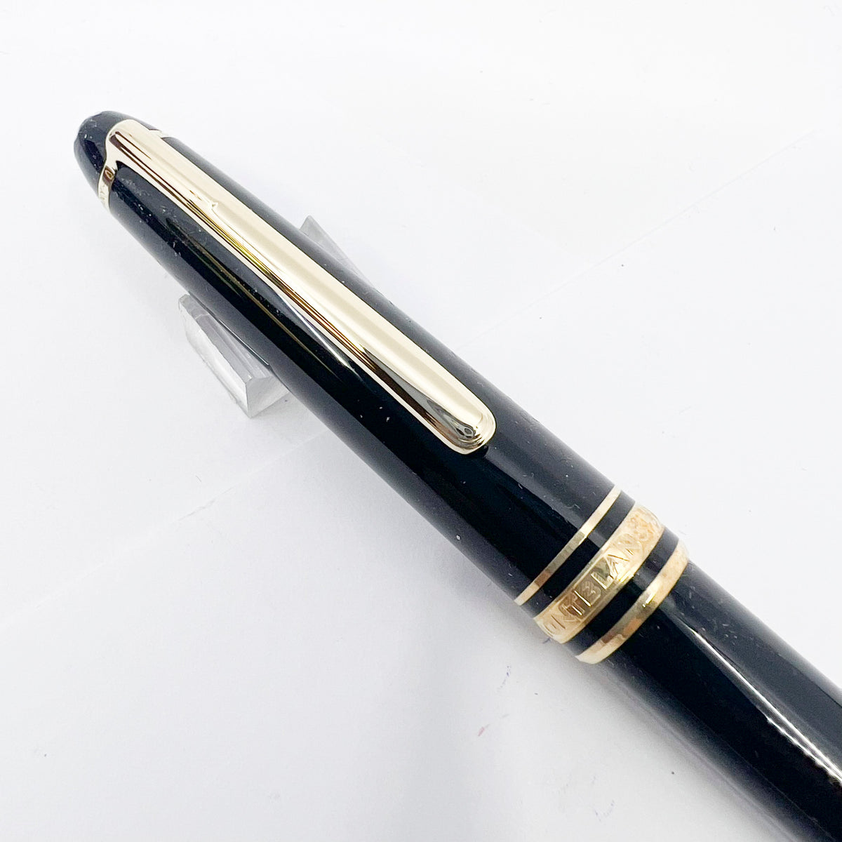Montblanc Meisterstuck Black Resin Classique MINT Set : #164 Ballpoint Pen & 165 Mechanical Pencil 0.7mm in a Special Vintage Style Gift Box