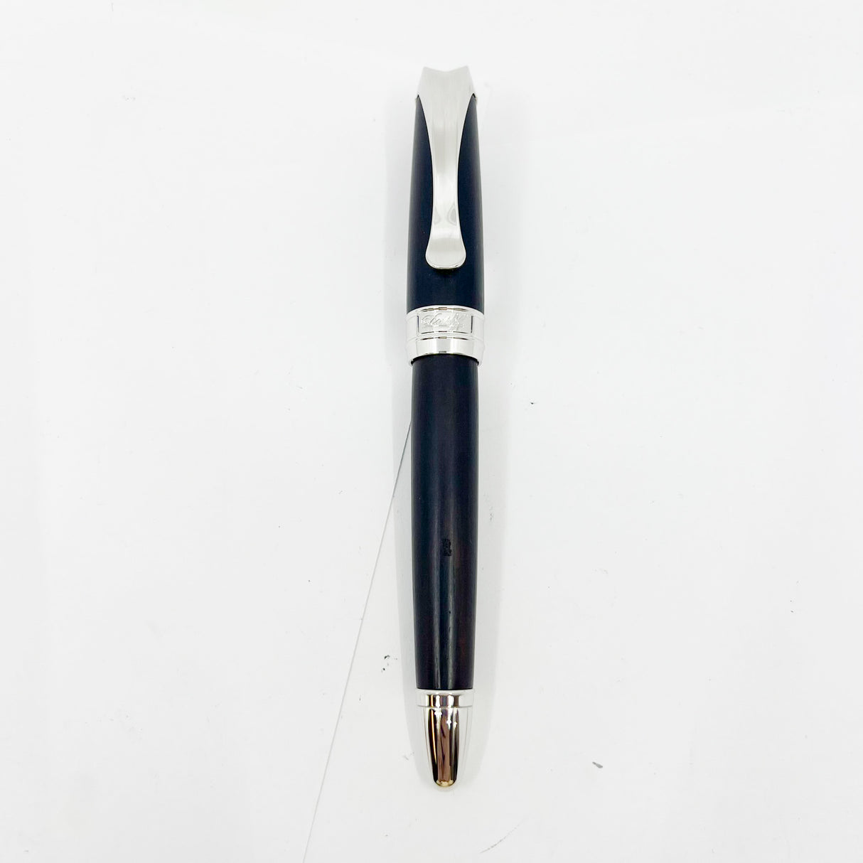 Davidoff "the very Zino" Grenadilla Wood Rollerball - Rhodium Plated Trim