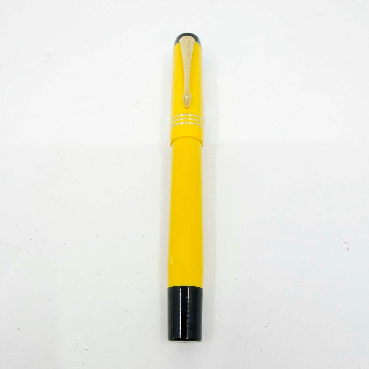 Parker Duofold Centennial Mandarin Yellow Limited Edition Fountain Pen - Medium 18kt Gold Nib