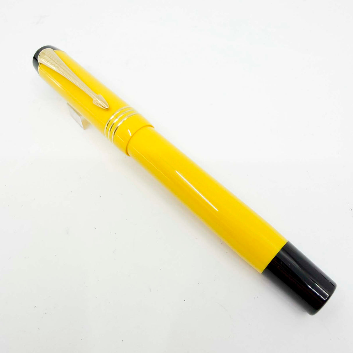 Parker Duofold Centennial Mandarin Yellow Limited Edition Fountain Pen - Medium 18kt Gold Nib