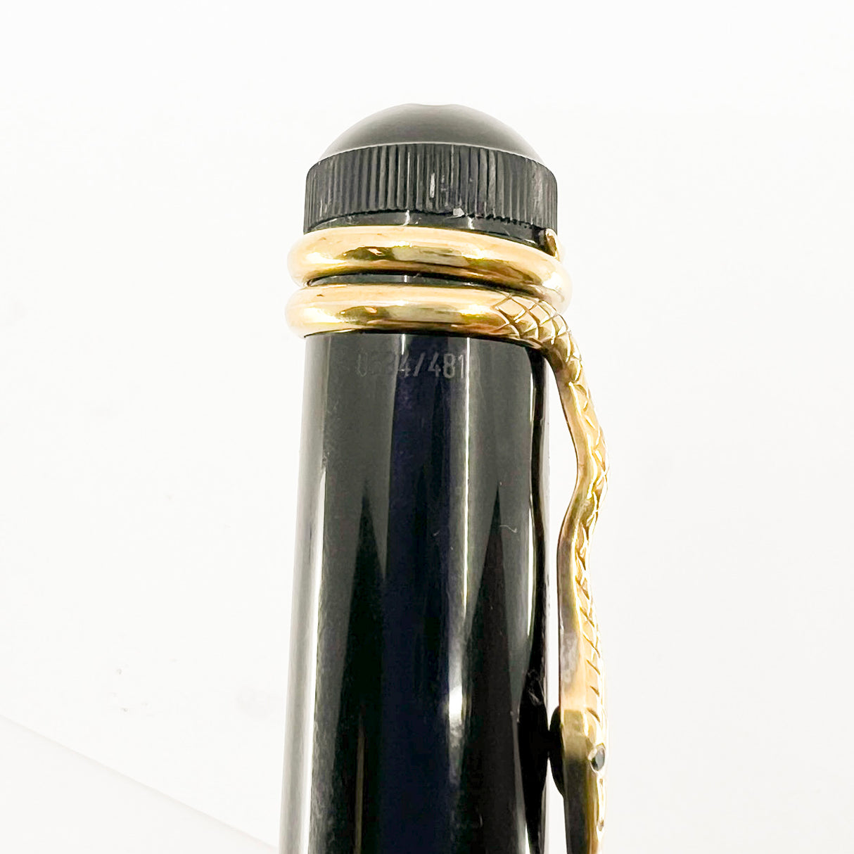 Montblanc Agatha Christie Vermeil (Gold Plating Over Sterling Silver) Limited Edition Fountain -Medium 18 Kt Gold Nib Pen - Medium 18kt Gold Nib (Copy)