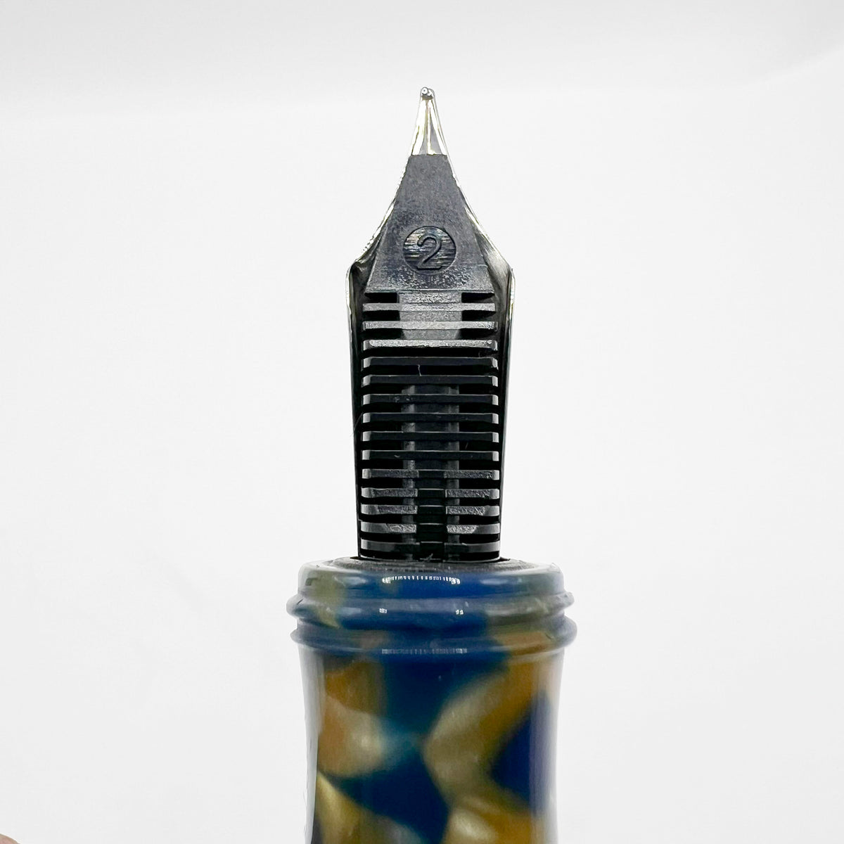 Stipula Etruria Champagne Faceted Limited Edition Fountain Pen - Medium 18kt Gold Nib - Only 88 Pens Made!