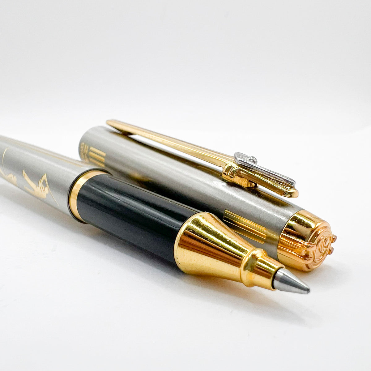 Elysee Stainless Steel & Gold Sports Series Golf Rollerball