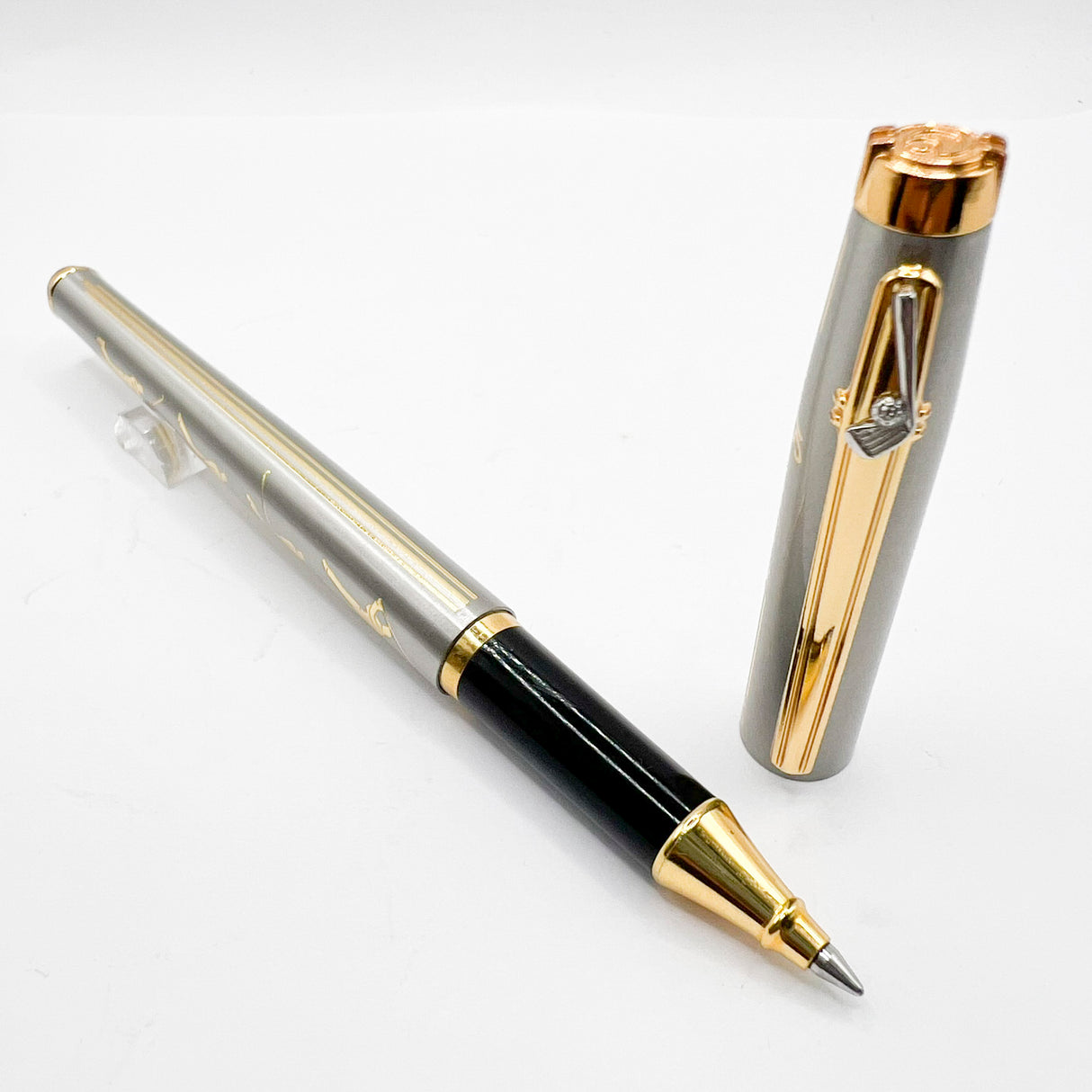 Elysee Stainless Steel & Gold Sports Series Golf Rollerball