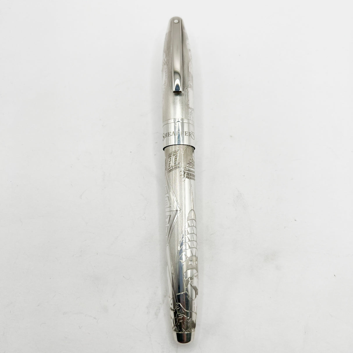 Sheaffer Roaring Twenties Sterling Silver Limited Edition Fountain Pen - Medium 18kt Gold Nib