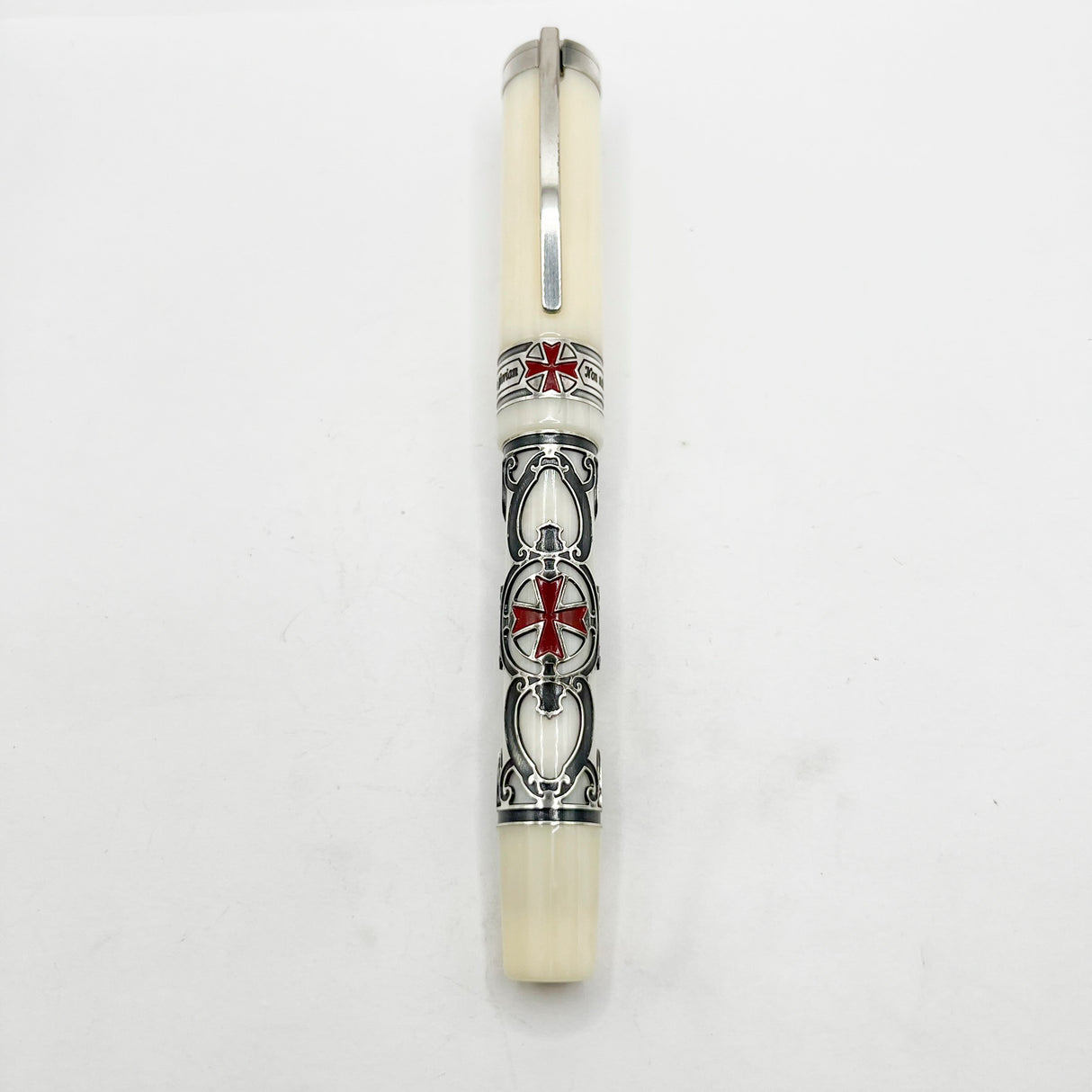 Visconti Knights Templar Limited Edition Fountain Pen - Fine 18kt Gold Nib