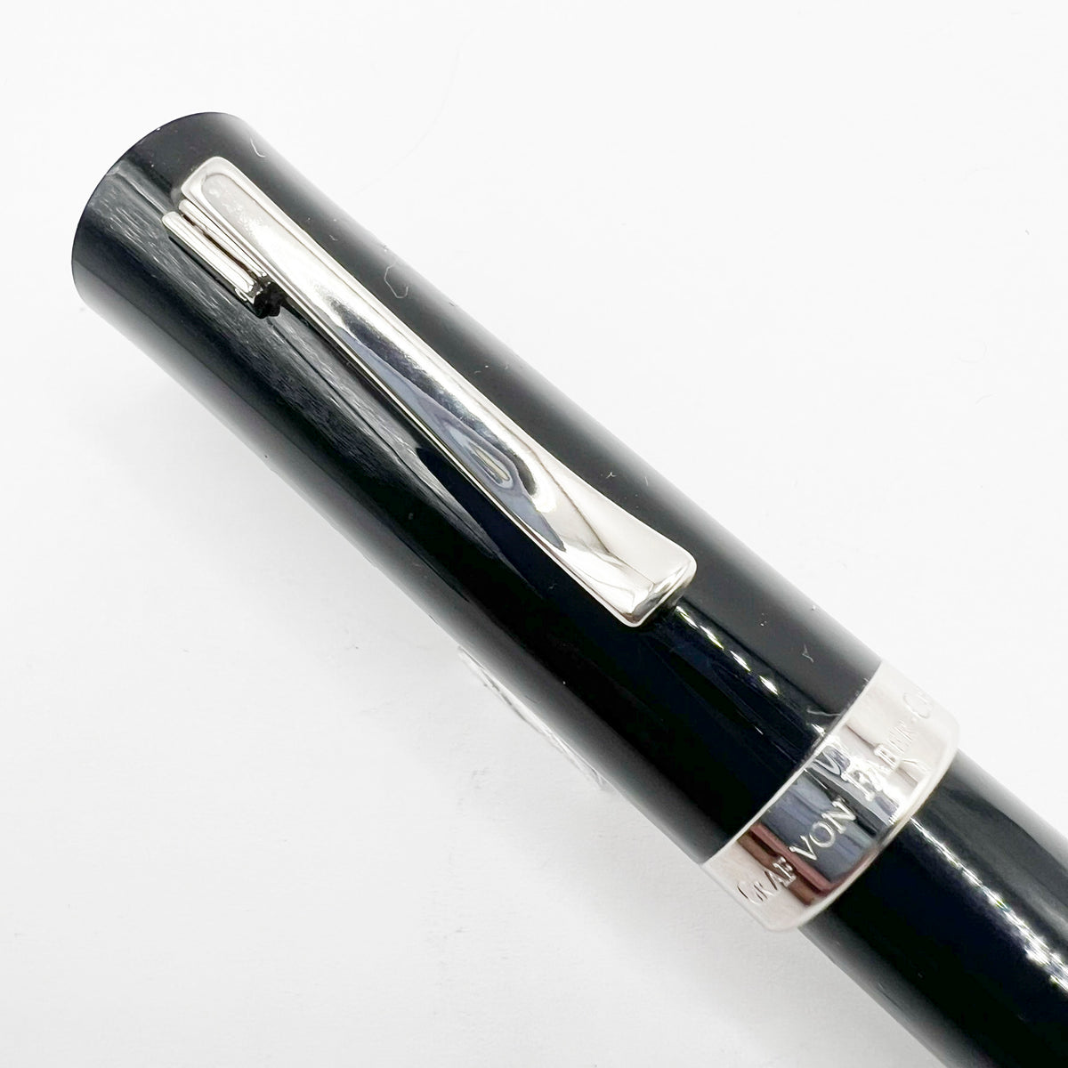 Graf von Faber Castell Smooth Black Intuition Fountain Pen - Fine 18kt Gold Nib