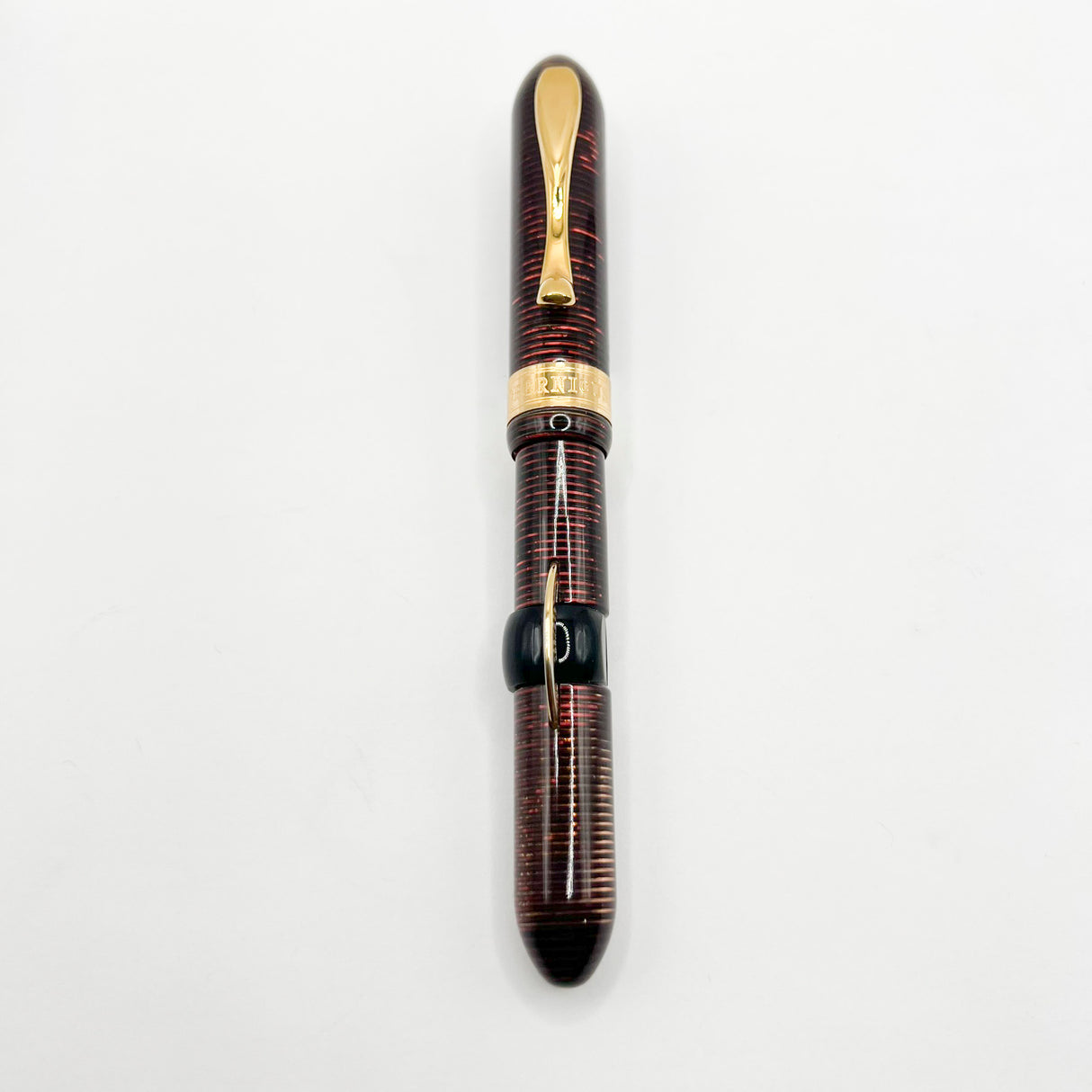 Visconti Copernicus Burgundy Celluloid Limited Edition Fountain Pen - Medium 18kt Gold Nib