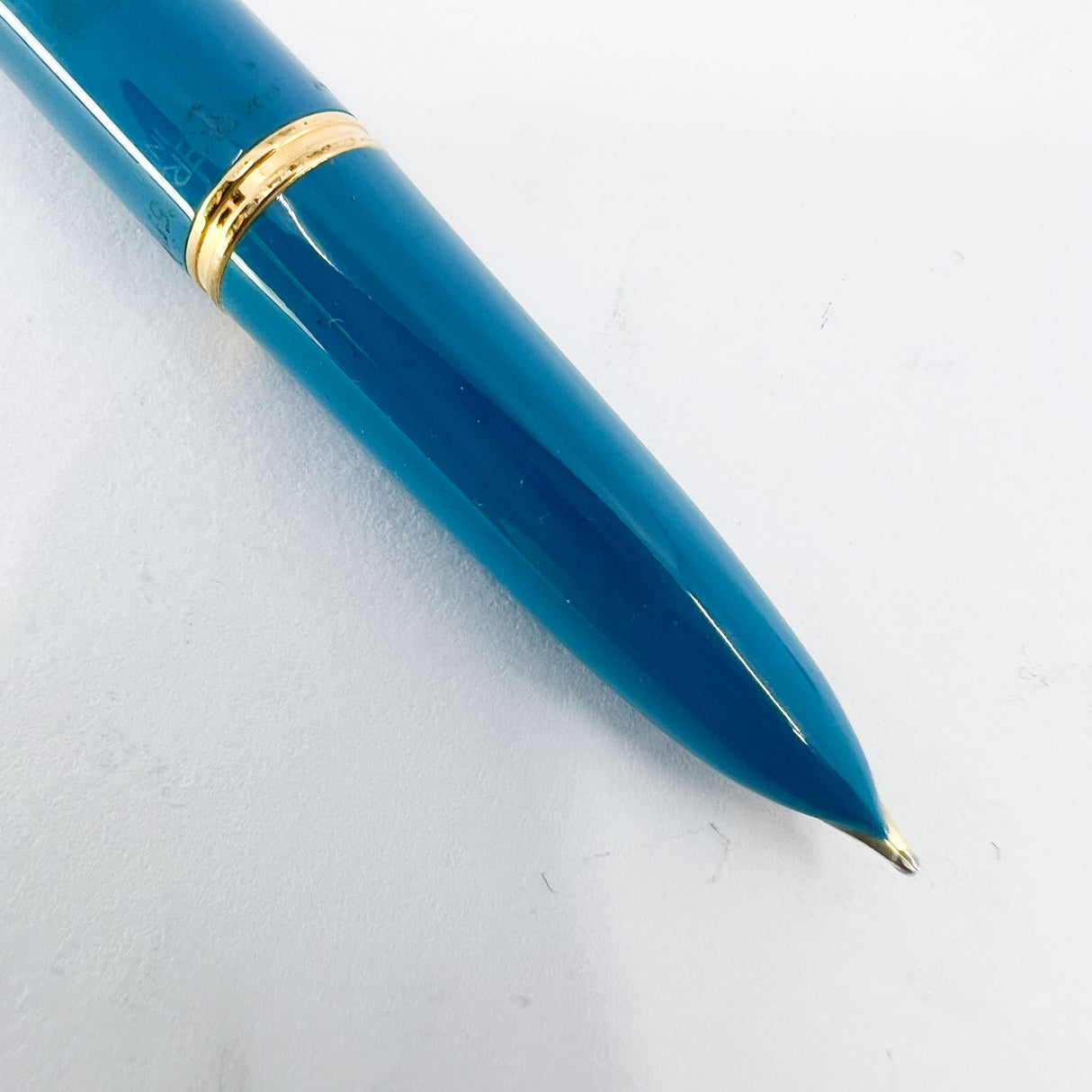 Parker 51 Special Edition Sterling Silver & Vista Blue Fountain Pen - Medium 18kt Gold Nib