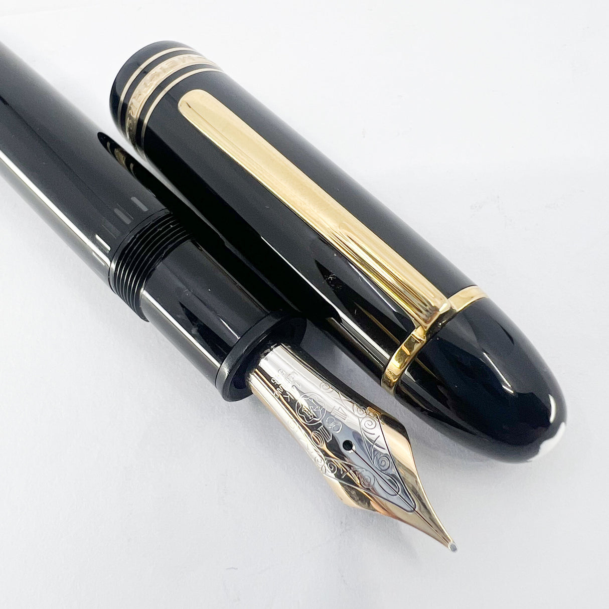 Montblanc Meisterstuck #149 Fountain Pen - Largest Of The Meisterstucks - Semi-Flex Fine 14kt Gold Nib