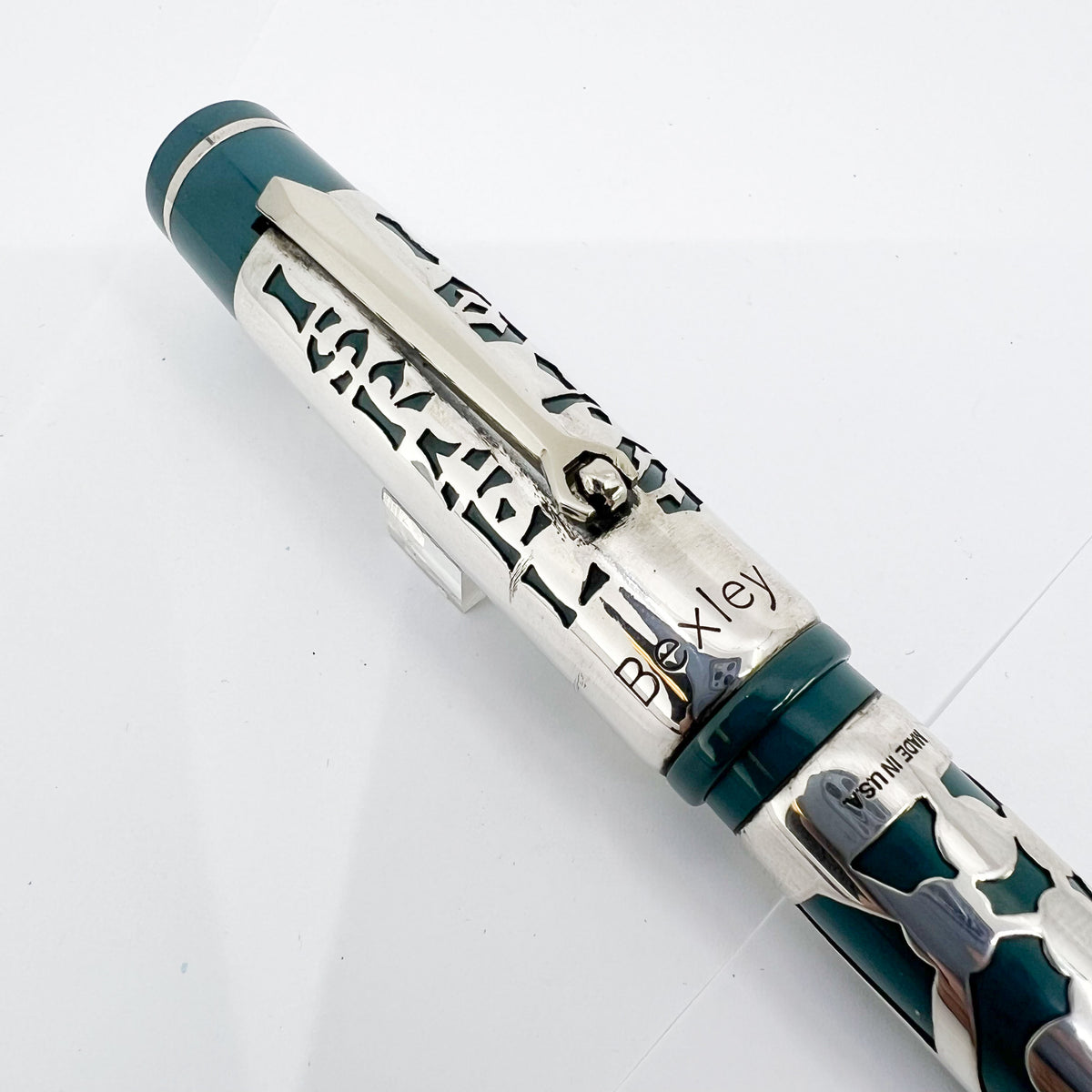 Bexley 50th Anniversary of Israel Statehood (1948-1998) Sterling Silver Limited Edition Fountain Pen #025/100 - Medium 14kt Gold Nib