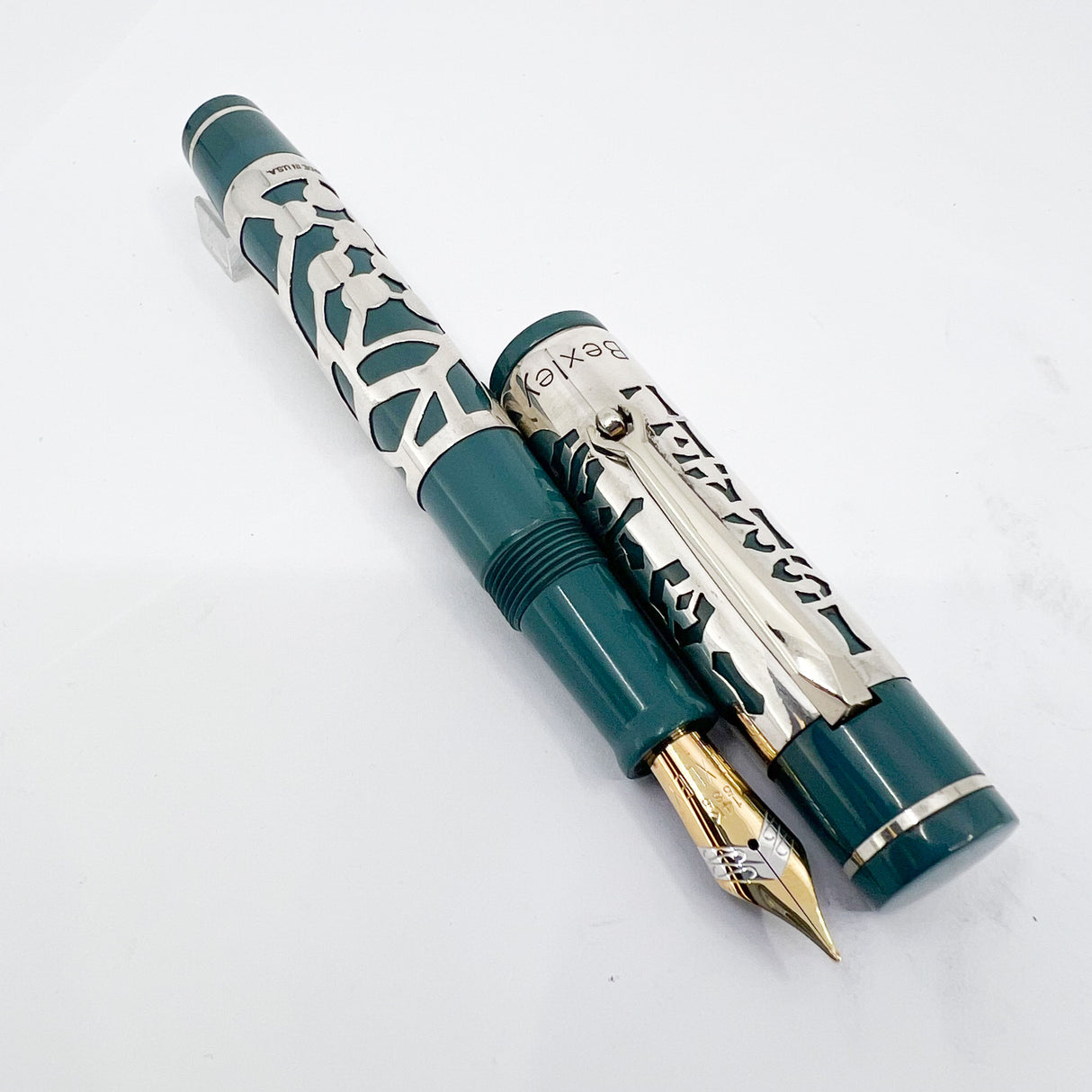 Bexley 50th Anniversary of Israel Statehood (1948-1998) Sterling Silver Limited Edition Fountain Pen #025/100 - Medium 14kt Gold Nib