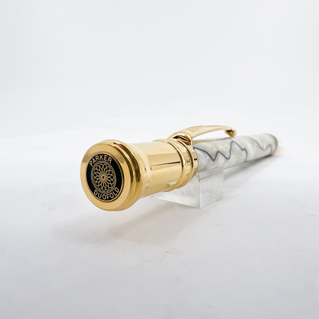 Parker Duofold Lustrous Pearl & Black Mechanical Pencil 0.9mm