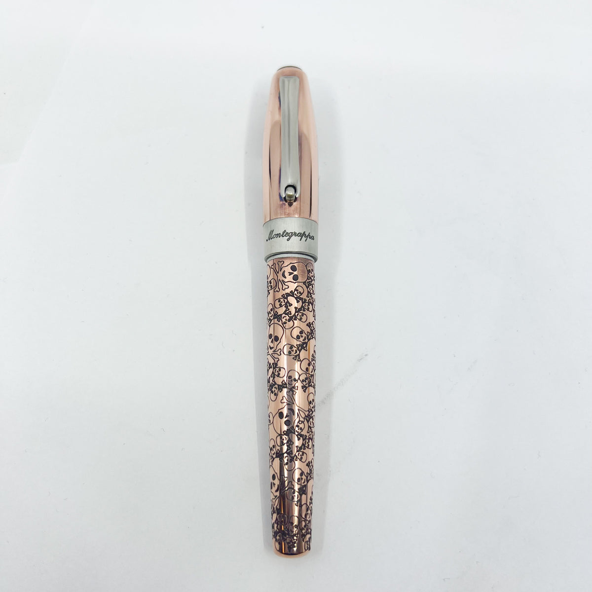 Montegrappa Fortuna Copper Happy Skull Fountain Pen - Medium Stainless Steel Nib
