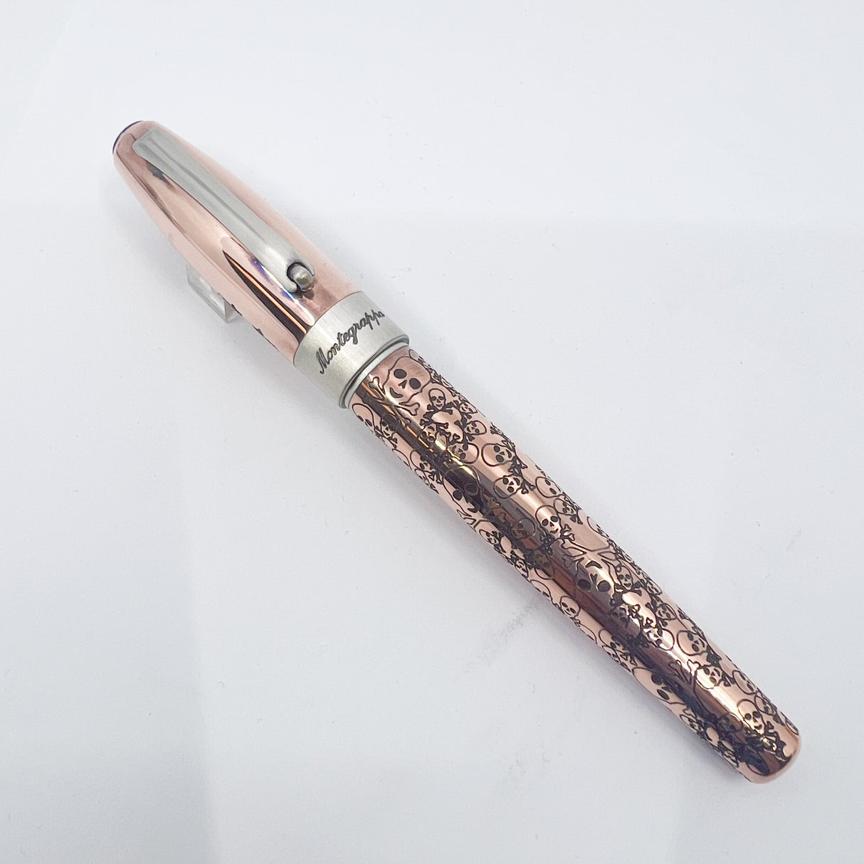 Montegrappa Fortuna Copper Happy Skull Fountain Pen - Medium Stainless Steel Nib