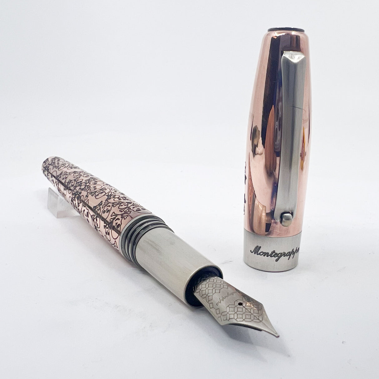 Montegrappa Fortuna Copper Happy Skull Fountain Pen - Medium Stainless Steel Nib
