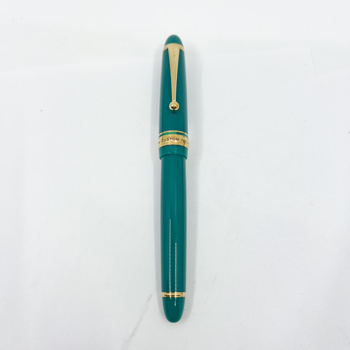 Pilot Custom 743 Verdigris Fountain Pen - Medium #15 14kt Gold Nib