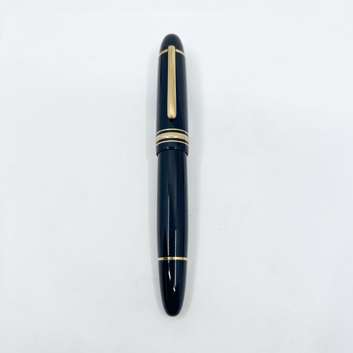 Montblanc Meisterstuck Black Resin #149 (Largest) Fountain Pen - Medium 18kt Gold Nib