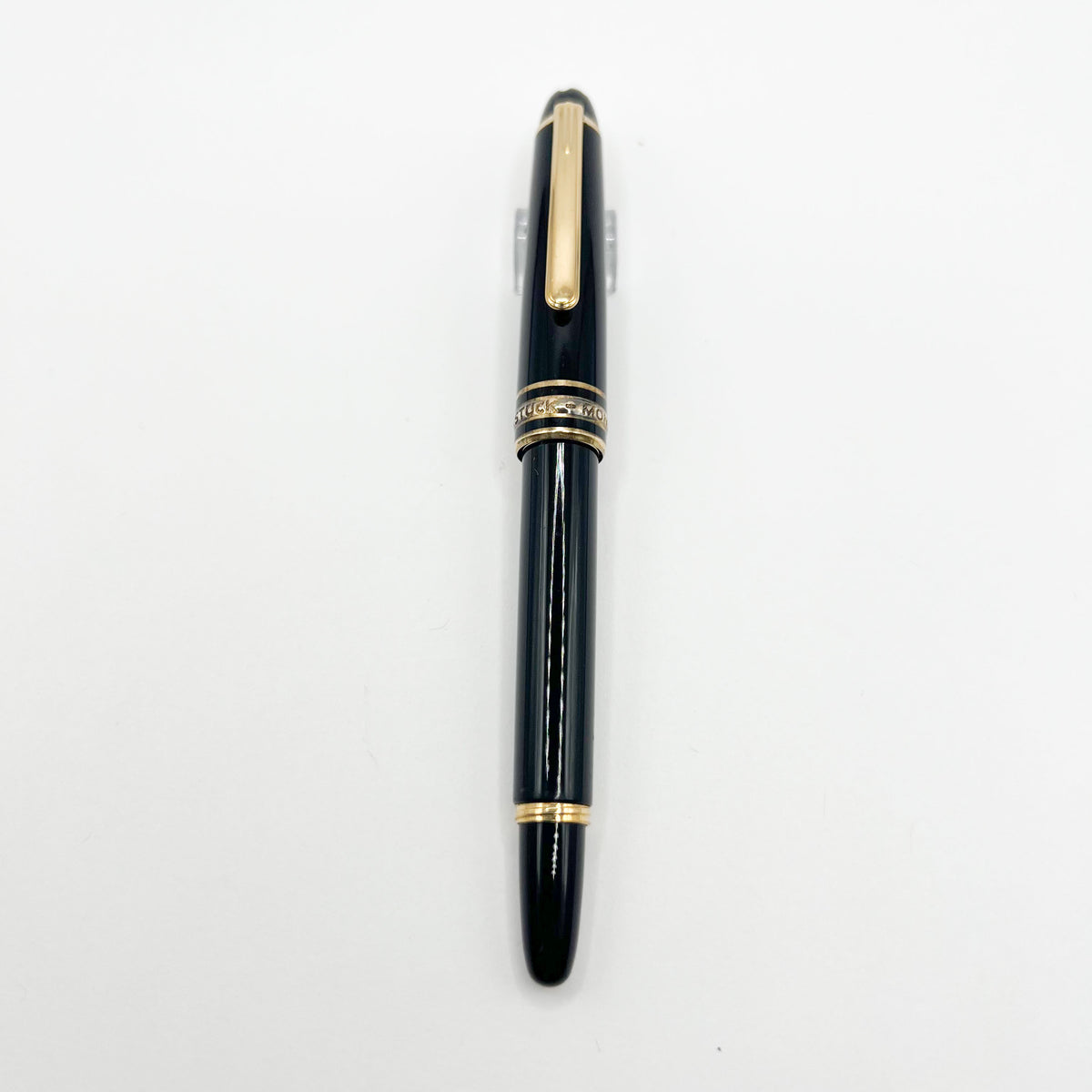 Montblanc Meisterstuck Mozart Black Resin Fountain Pen - Medium 14kt Gold Nib