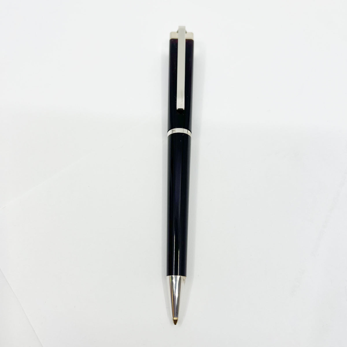 Montblanc Franz Kafka Limited Edition Deep Translucent Burgundy Ballpoint Pen - Sterling Silver Trim