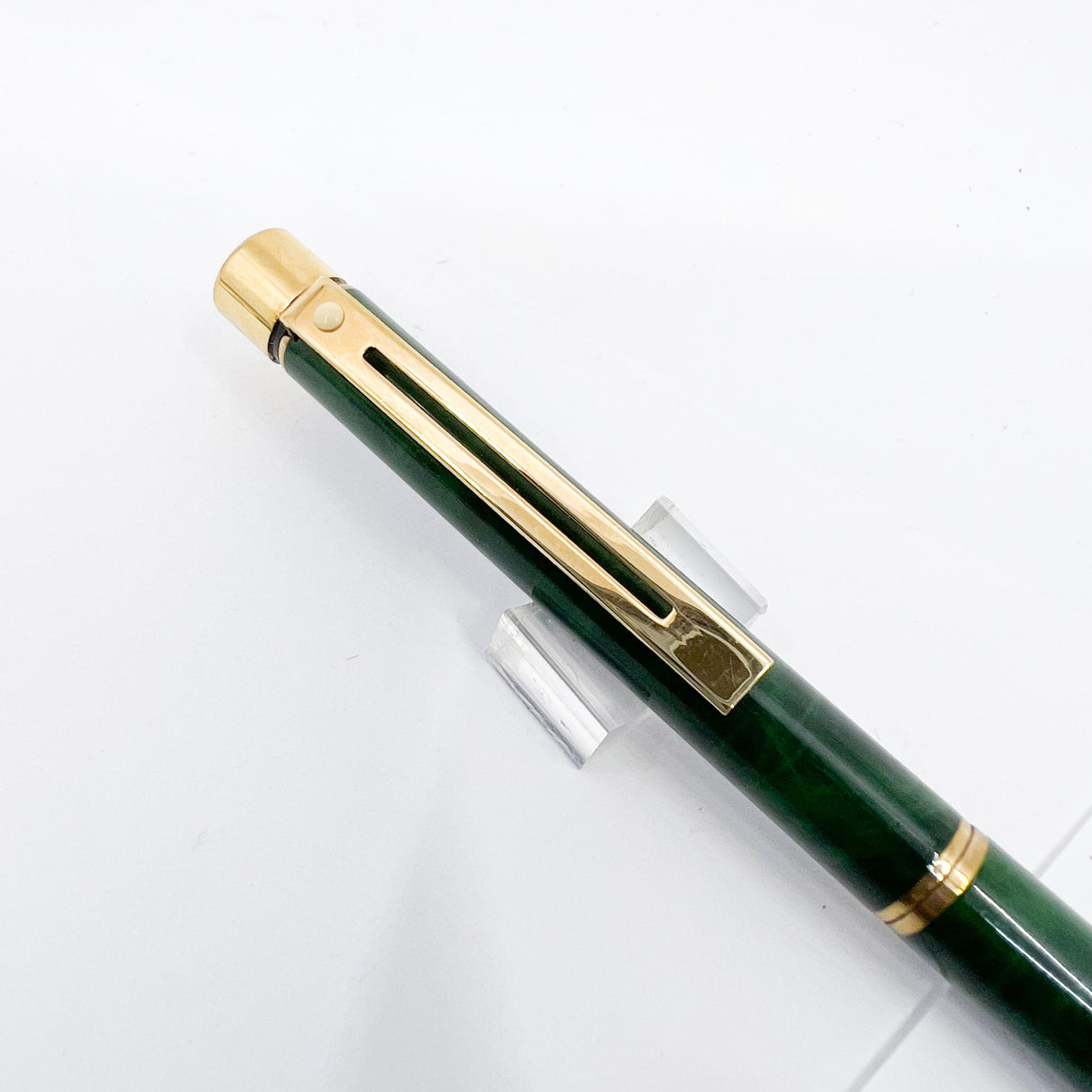 Sheaffer Targa Marbled Green Ronce Lacque Ballpoint Pen