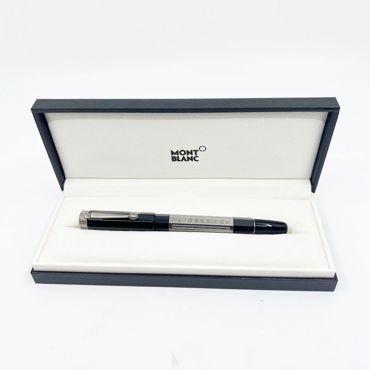 Montblanc Heritage Egyptomania Doue Rollerball/Fineliner - Features "Montblanc" in Egyptian Hieroglyphics on Metal Barrel