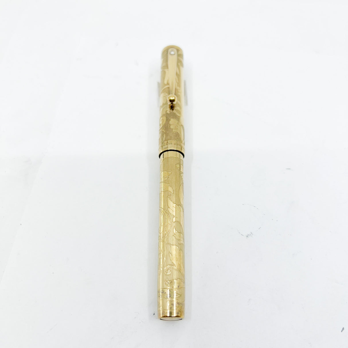 Sheaffer Nostalgia Gold Vermeil Fountain Pen - Medium 18kt Gold Nib