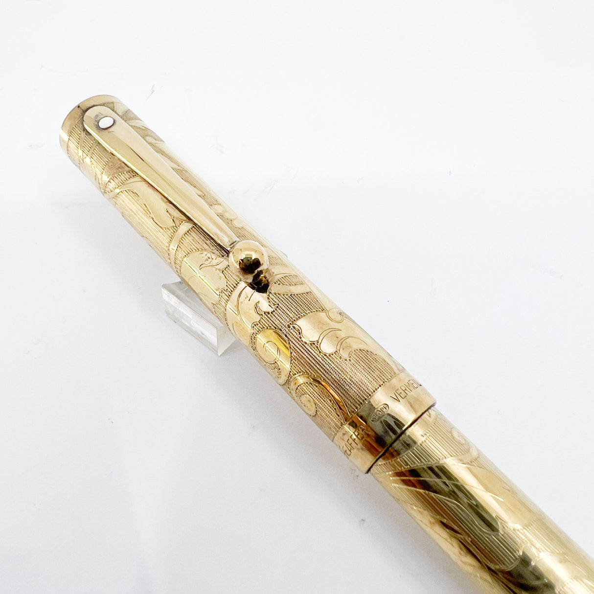 Sheaffer Nostalgia Gold Vermeil Fountain Pen - Medium 18kt Gold Nib