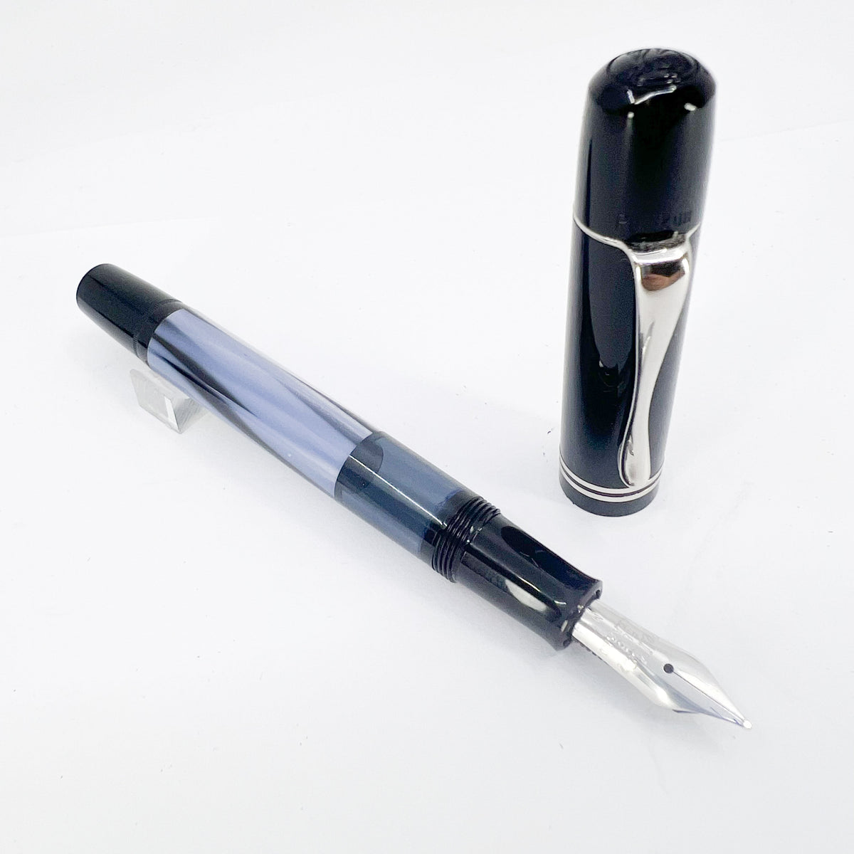 Pelikan M101N Grey-Blue Special Edition Fountain Pen - Medium 14kt Gold Nib