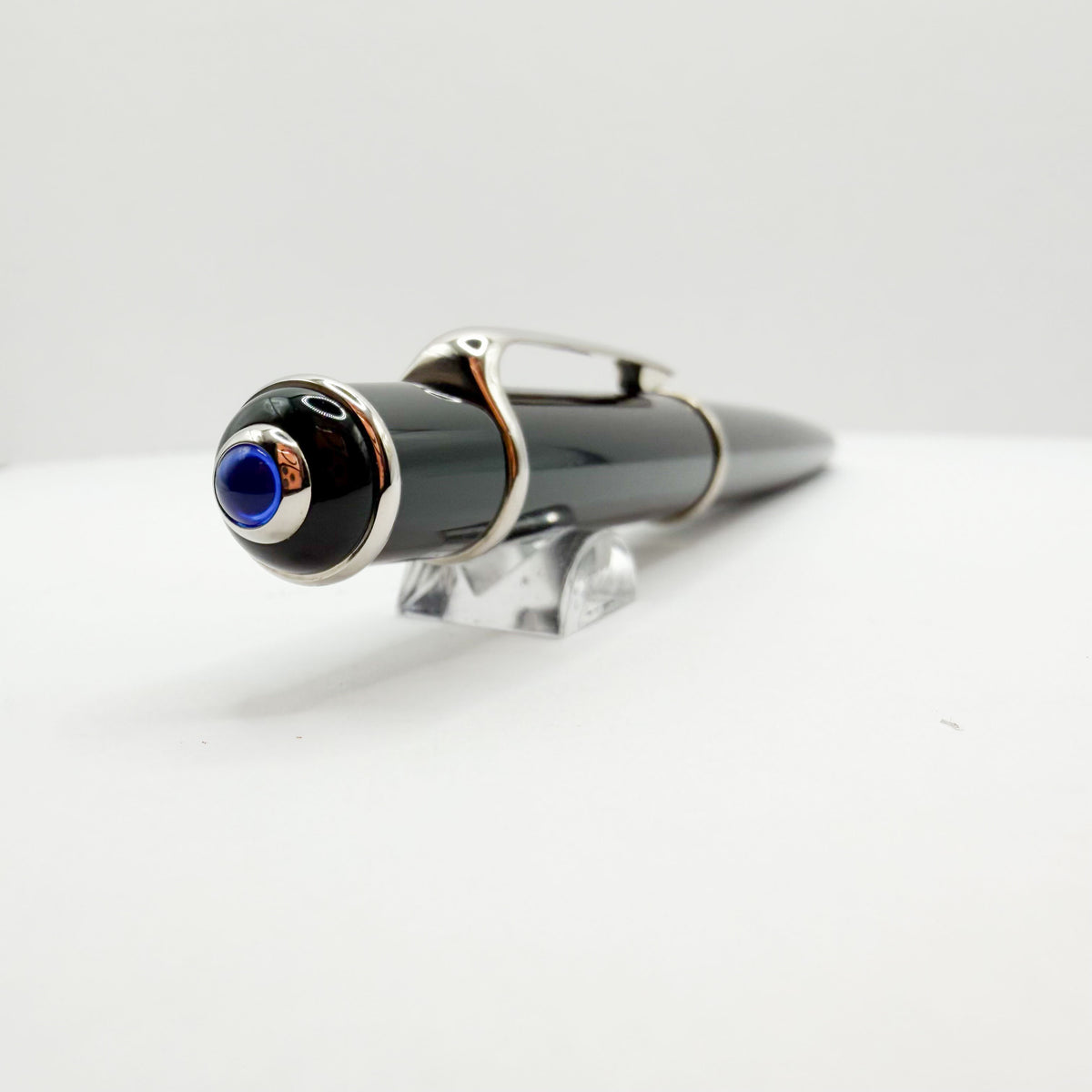 Cartier Diabolo Black Mechanical Pencil - 0.7mm Lead - Platinum-Plated Trim