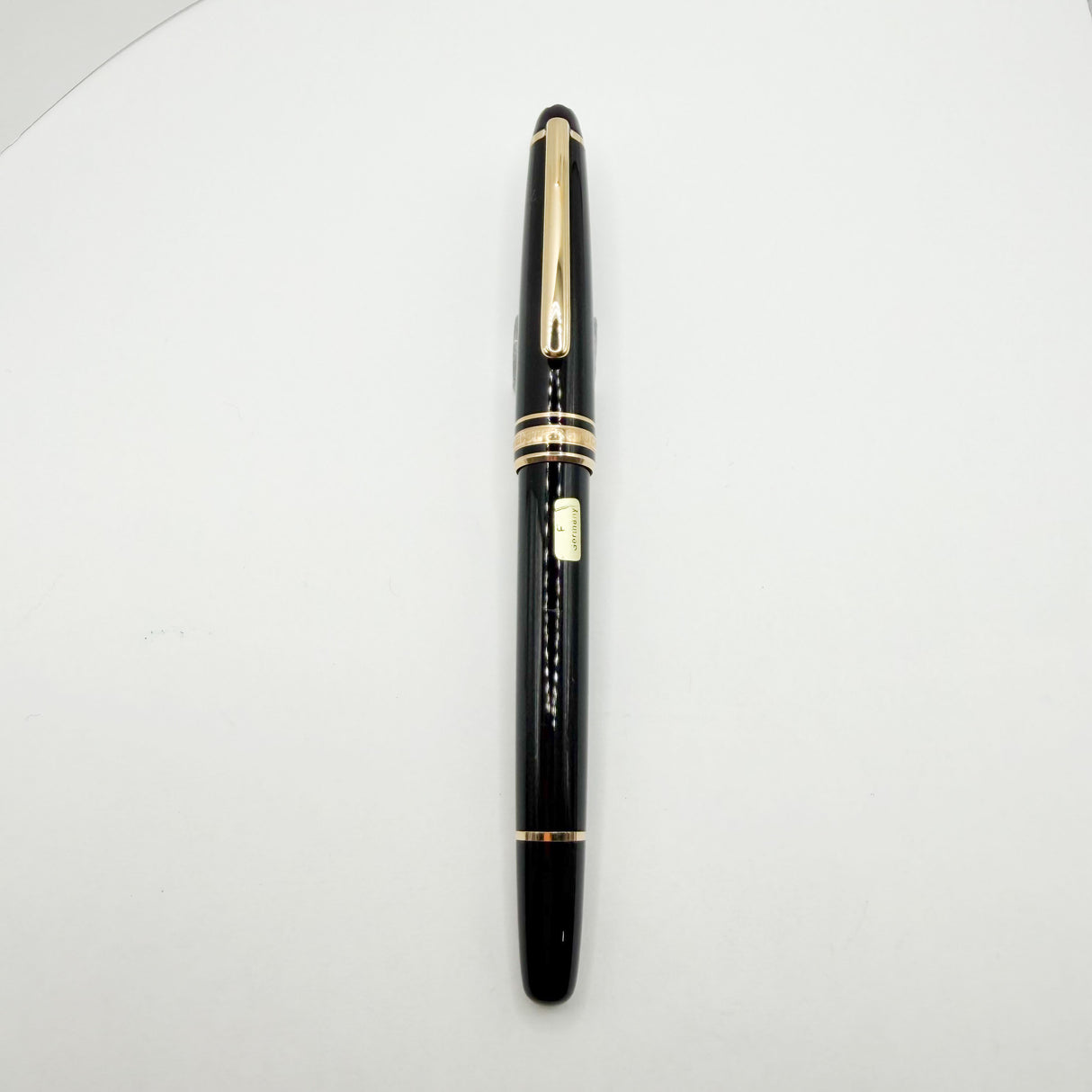 Montblanc Classique #144 Black Resin Fountain Pen - Fine 14kt Gold Nib