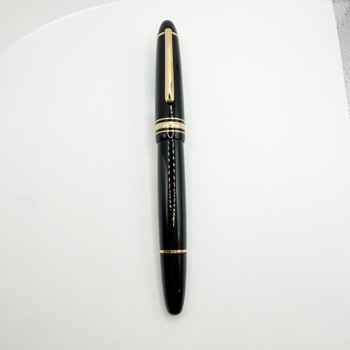 Montblanc Meisterstuck Black Resin #146 LeGrand Fountain Pen - Fine 14kt Gold Nib