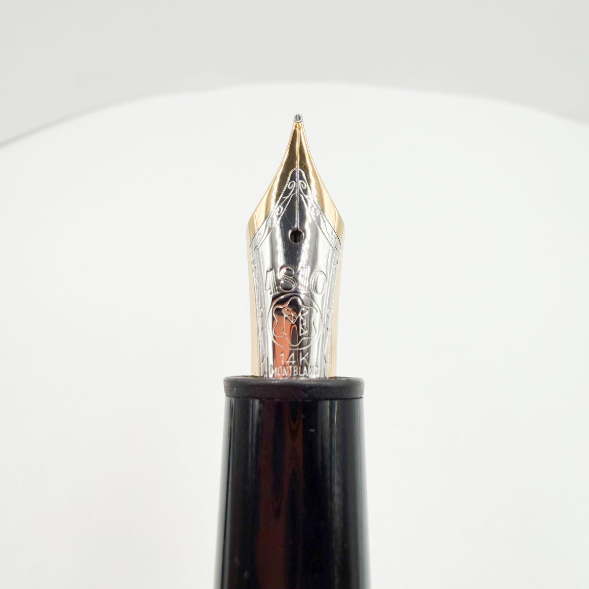 Montblanc Meisterstuck Black Resin #146 LeGrand Fountain Pen - Fine 14kt Gold Nib